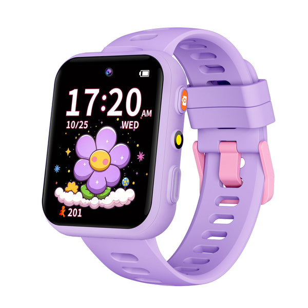 TICTIKY Planet 2 Kids smart watch with pedometer,  2 Cameras, 30 Puzzle Games, Learning Cards, Video Music Player, Audiobooks,  Alarm Clock, Birthday Gifts Toys for kids girls 4-10