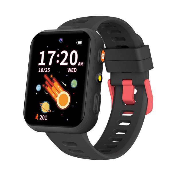 TICTIKY Planet 2 Kids smart watch with pedometer,  2 Cameras, 30 Puzzle Games, Learning Cards, Video Music Player, Audiobooks,  Alarm Clock, Birthday Gifts Toys for kids boys 4-10