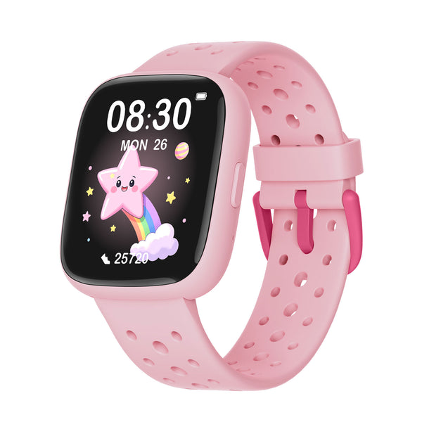 TICTIKY Stellar 2 Kids smart watch with pedometer , No Phone Needed, Puzzle Games with Parental Control,  Heart Rate, Sleep Monitor, Step Counter, 80 Sports for Girls 5-12